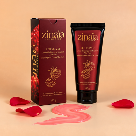 Blushing Red Velvet : Douceur et Teinte Rosée sans Rinçage